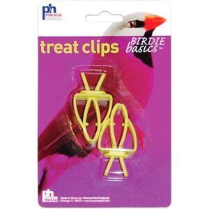Prevue Birdie Basics Treat Clips 2 Count - (1.5"W x 2.25"H) Pack of 2